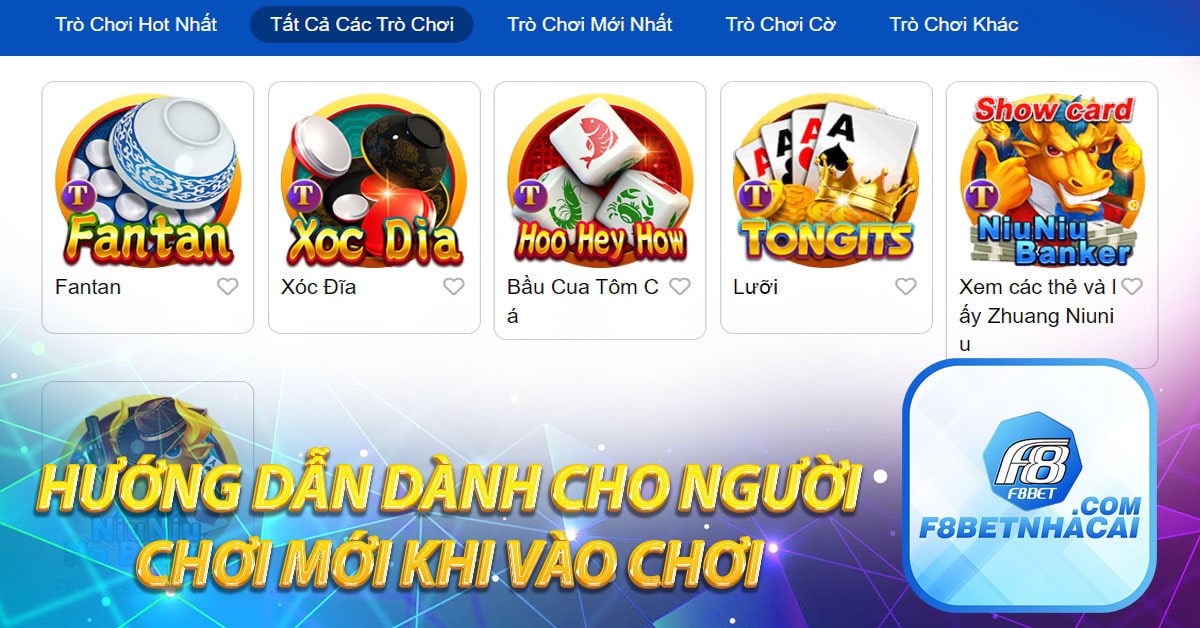 Hướng dẫn dành cho người chơi mới khi vào chơi
