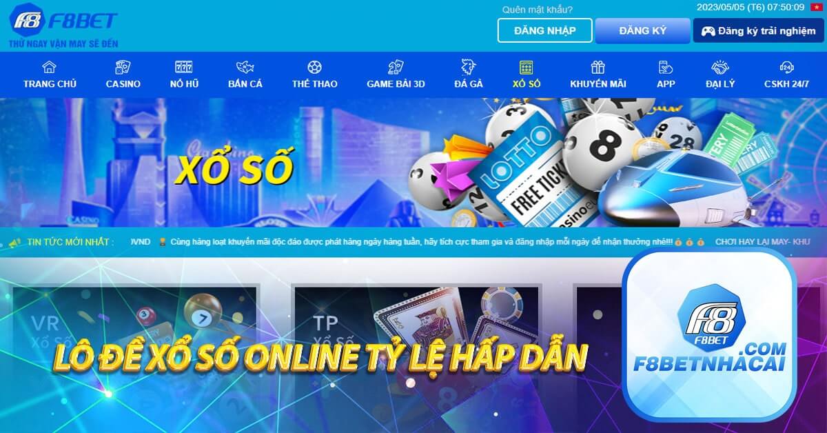 Lô đề xổ số online tỷ lệ hấp dẫn