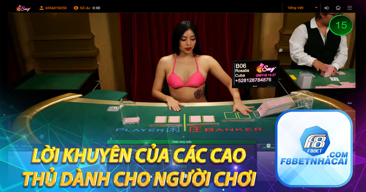 Lời Khuyên của các cao thủ dành cho người chơi