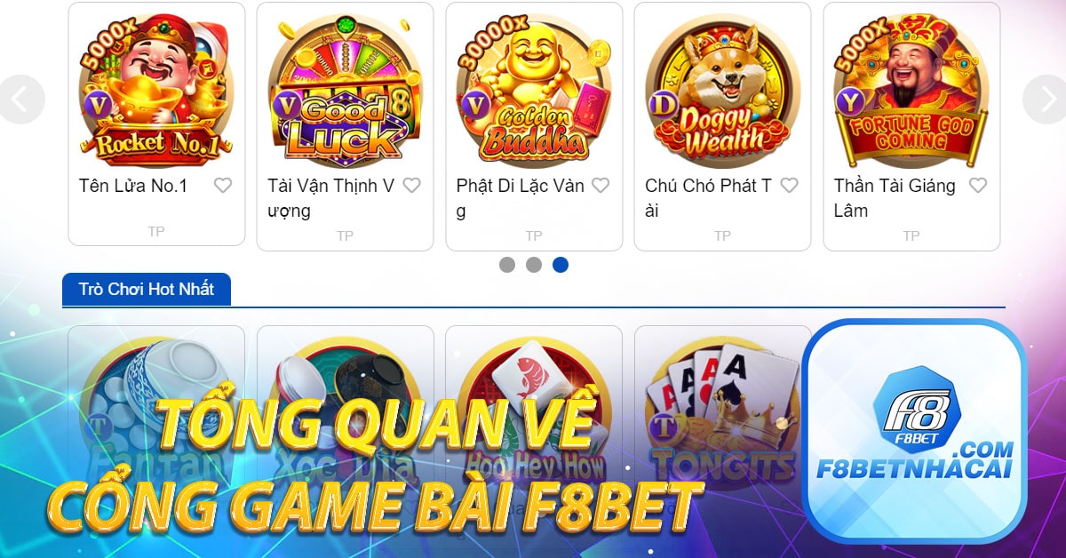 Tổng quan về cổng game bài F8BET