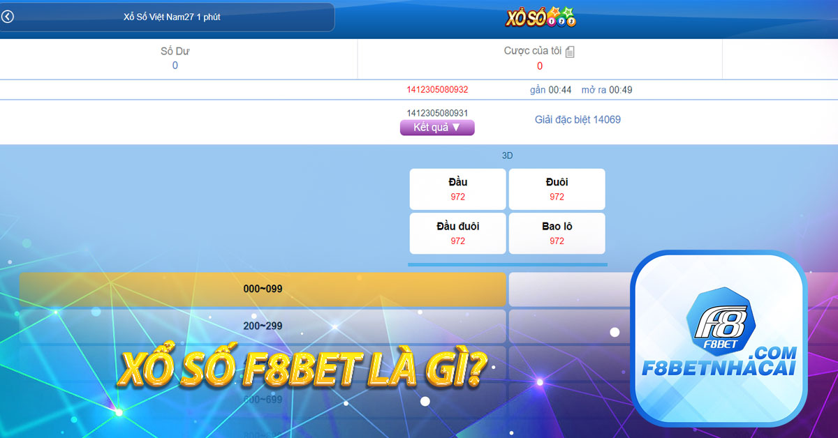 Xổ Số F8BET là gì?