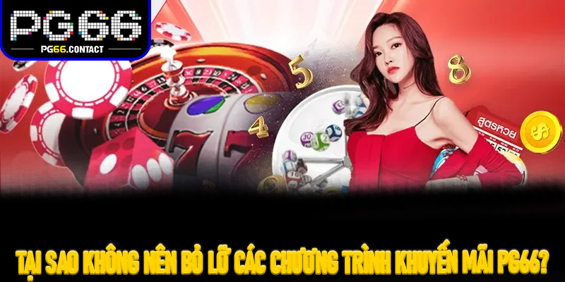 Tại sao không nên bỏ lỡ các chương trình Khuyến Mãi Pg66?